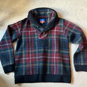 Opening Ceremony Men’s pull over plaid knit sweater sweatshirt Medium